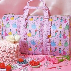 Stoney Clover Lane Disney Princess Never Stop Dreaming Duffle Bag NWT